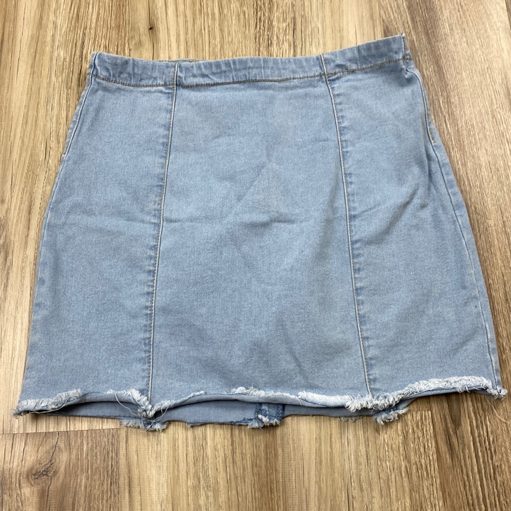 Light Blue Jean Skirt